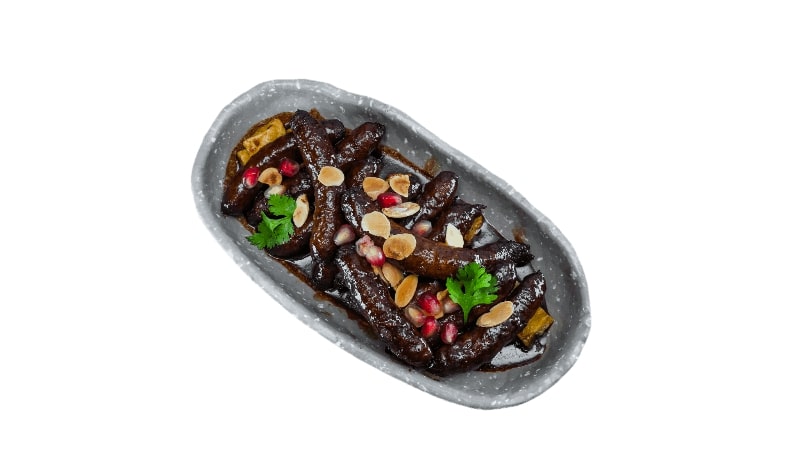 Sausage with Pomegranate Molasses & Potatoes
