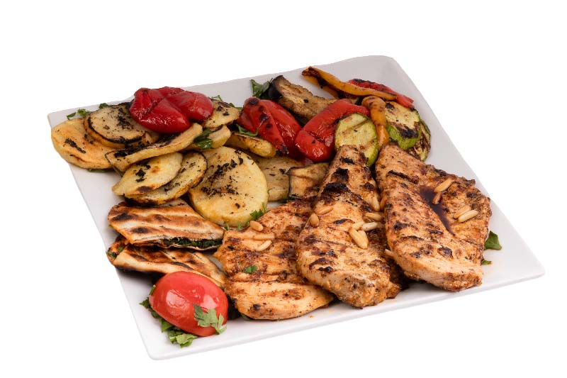 Chicken Breasts with Pine nuts and Pomegranate Molasses