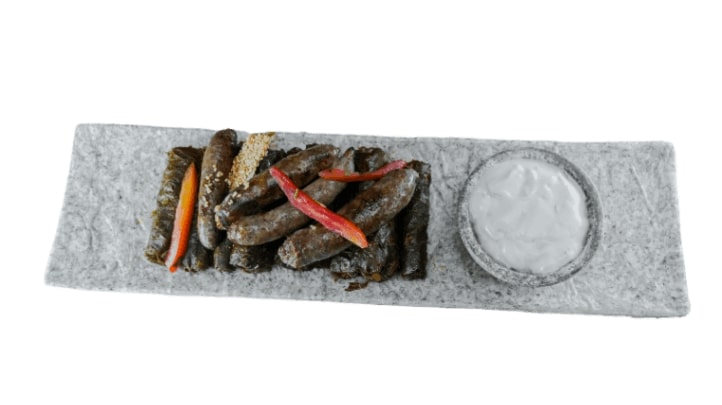Grape Leaves with Lebanese Sojouk