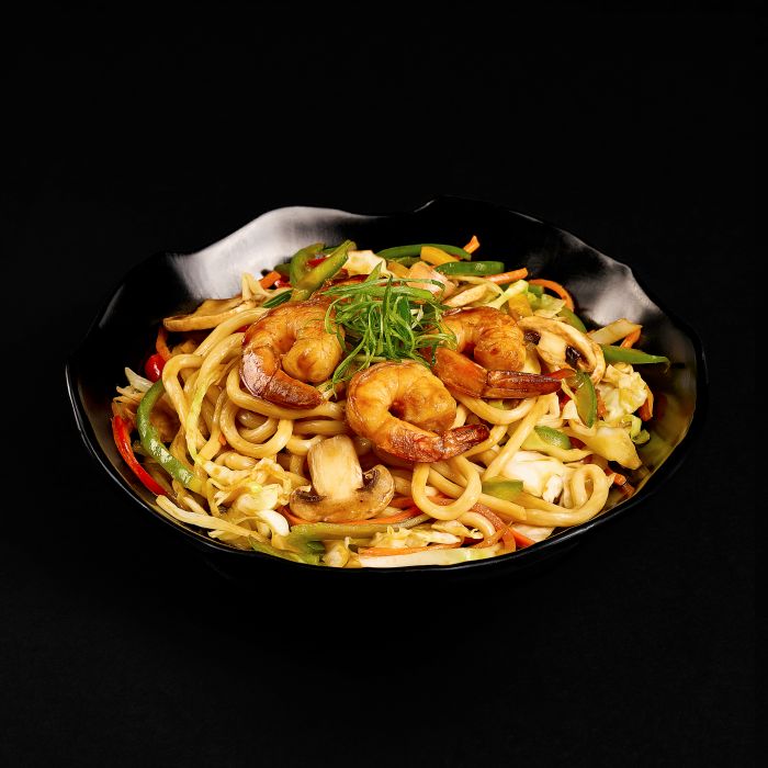 Yaki Udon Noodles with Vegetables
