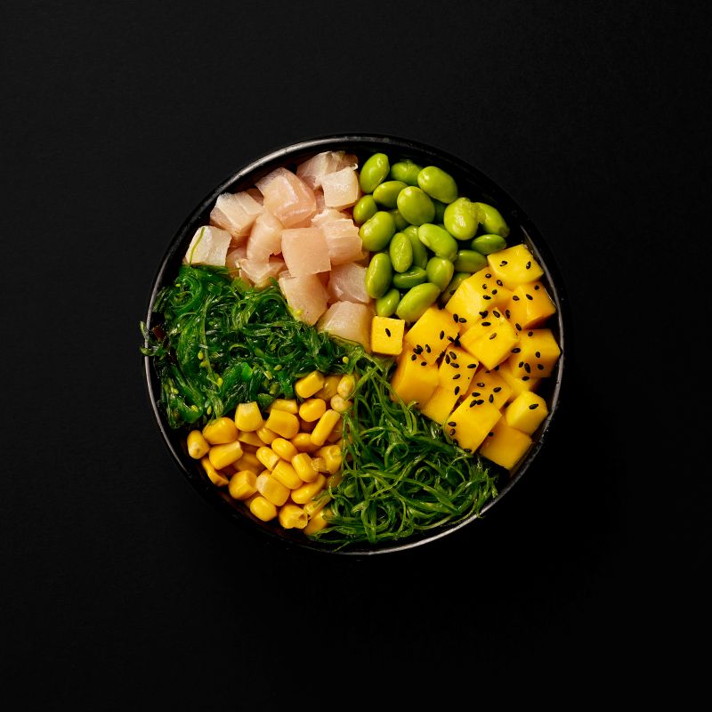 Poke Bowl White Fish White Rice