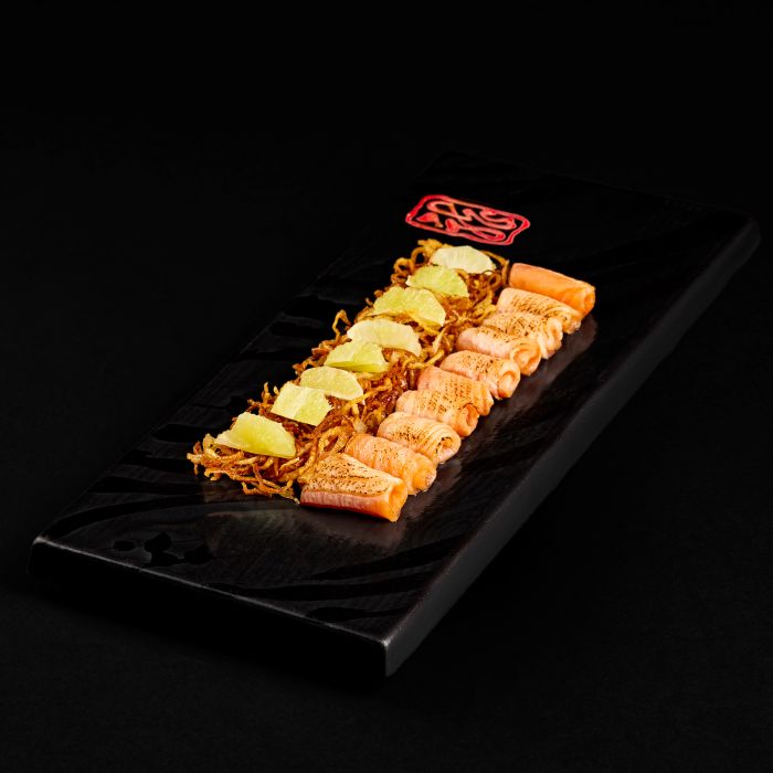 28 Bushi Onion Seared Salmon Platter