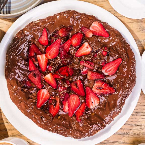 Choco Berry Pizza