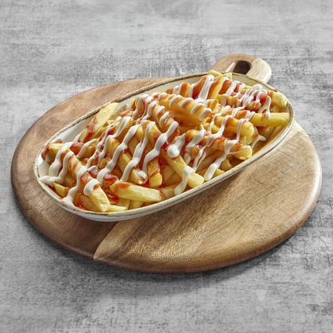 Fries Ketchup & Mayo Plate