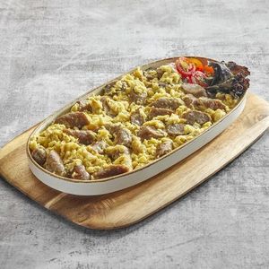 Sausage Scrambled Plate