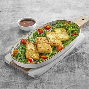 Grilled Haloumi with honey