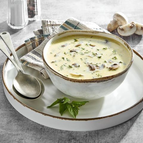 Creamy mushroom soup