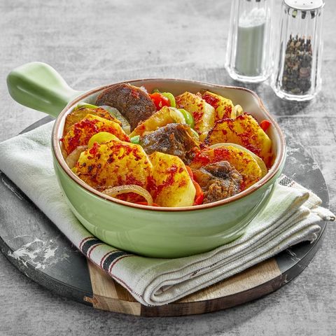 Tajine Potatoes with Meat