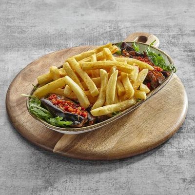 Fries Eggplant Plate