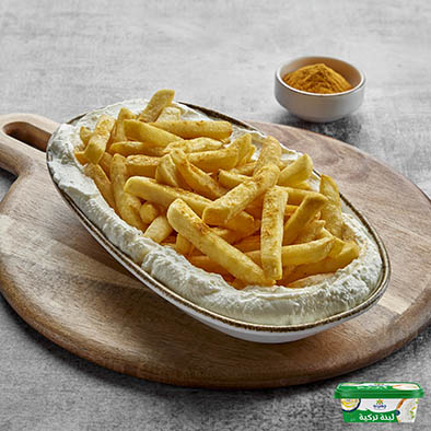 Fries Labneh Plate