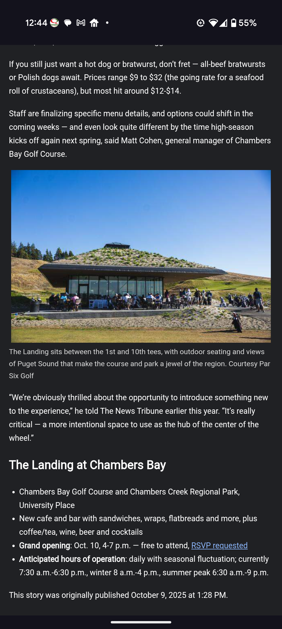 Photo of The Landing at Chambers Bay