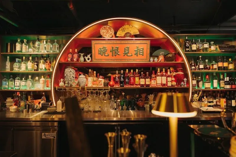 Paper Fan Cocktail Bar