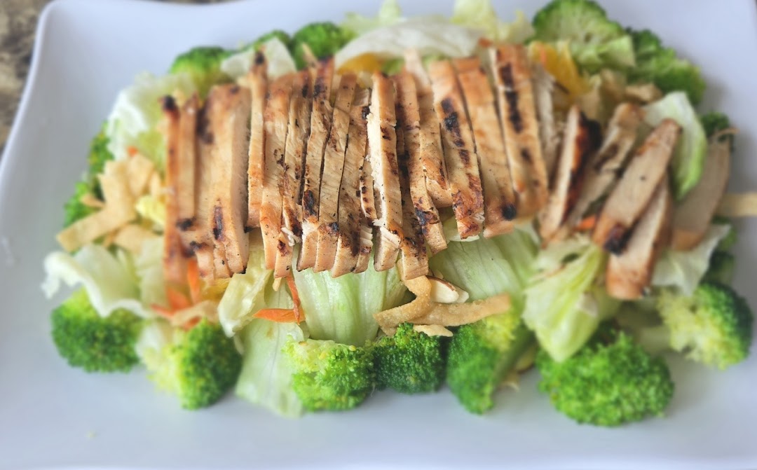 Photo of happy teriyaki & burger
