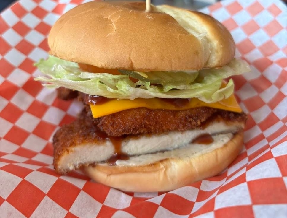 Photo of happy teriyaki & burger