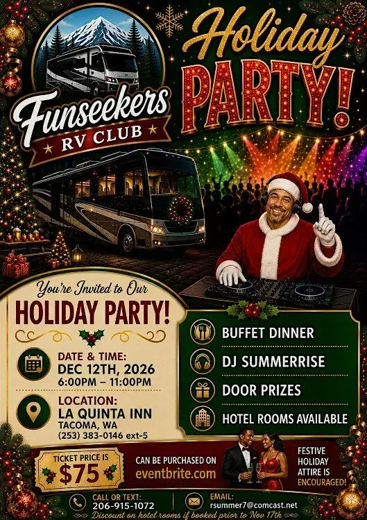 The Funseekers RV Club Annual Holiday Celebration