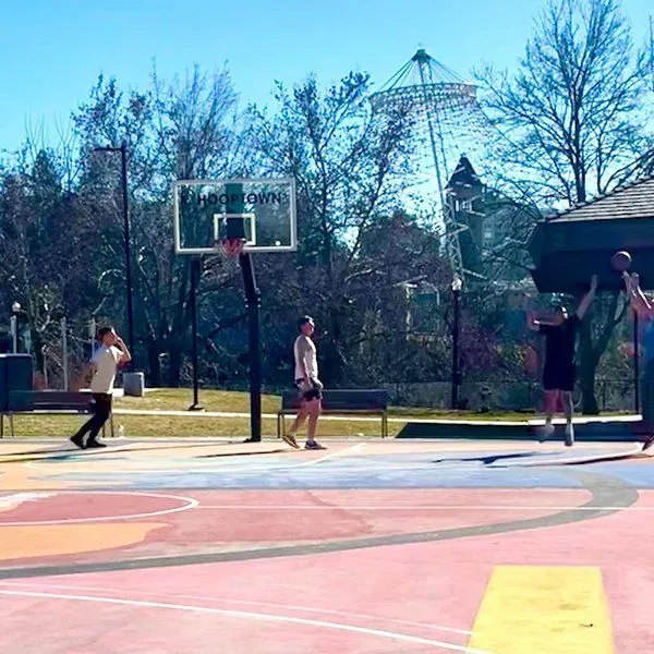 Hooptown USA Basketball Court
