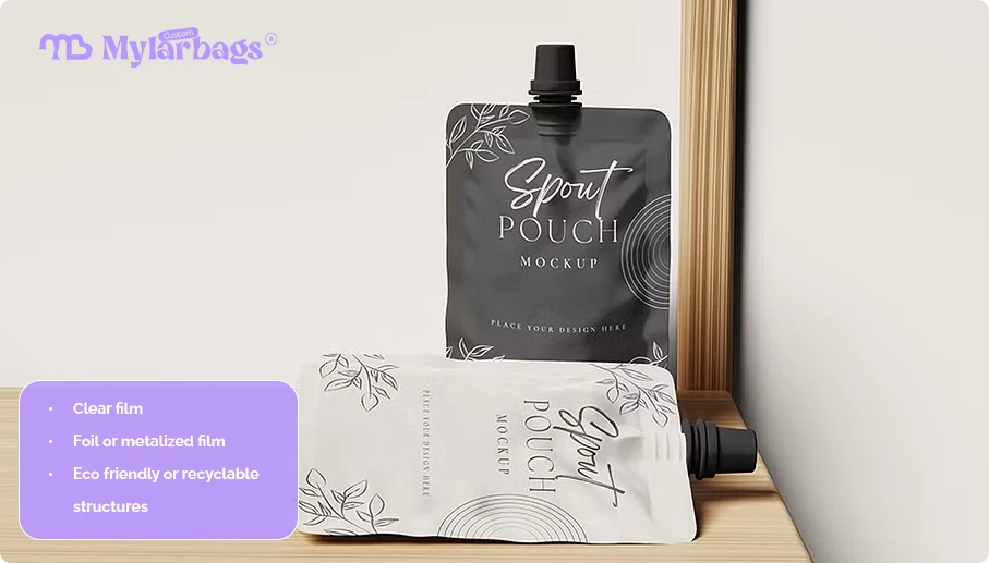 kraft spout pouches multi-layer-laminate-pouches