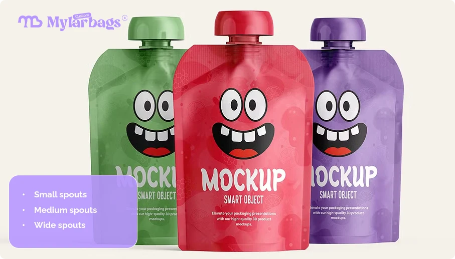 flip top cap pouches screw-cap-spout-pouch