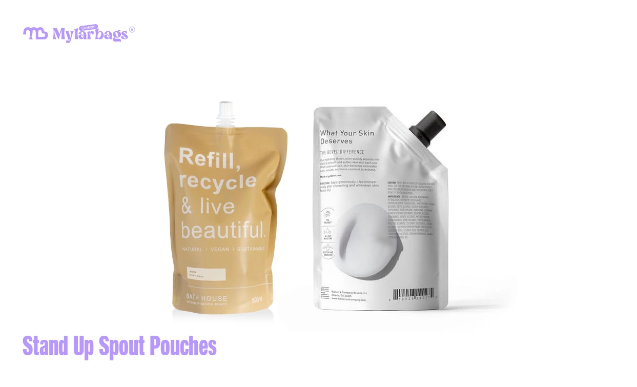 spout pouch packaging stand up pouches