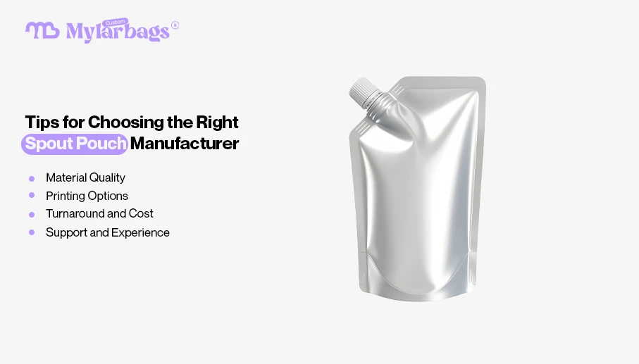 reliable spout pouch manufacturers selecting-flexible-packaging-supplier