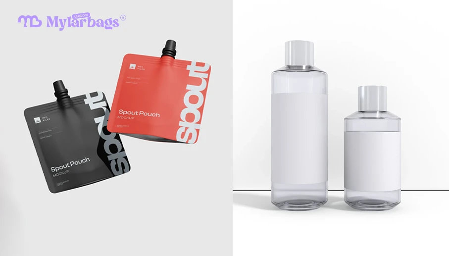 spout pouches vs plastic bottles