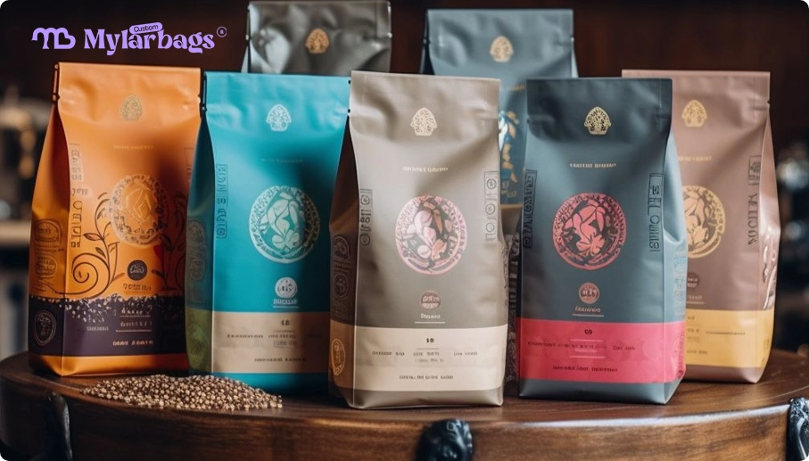 Coffee Mylar Bags Preserve Freshness