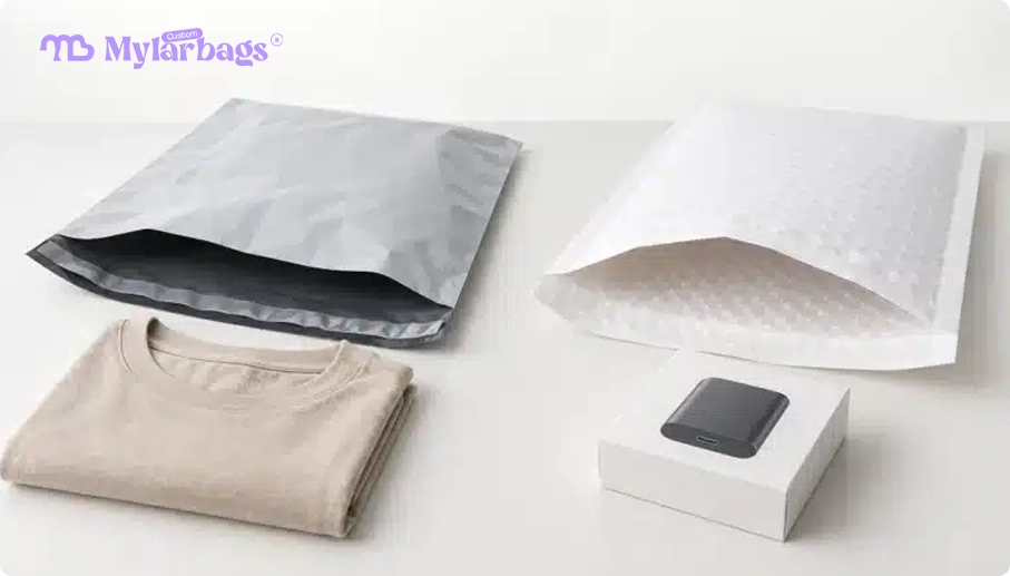 Poly mailers and bubble mailers