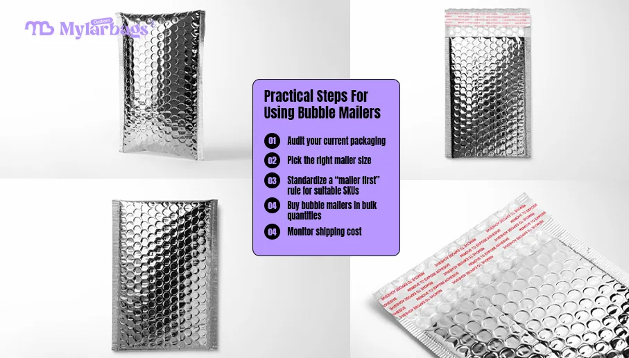 Using Bubble Mailers to Cut Shipping
