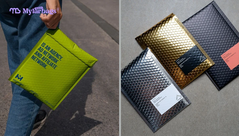 Bubble Mailers Space, Waste, and Ease