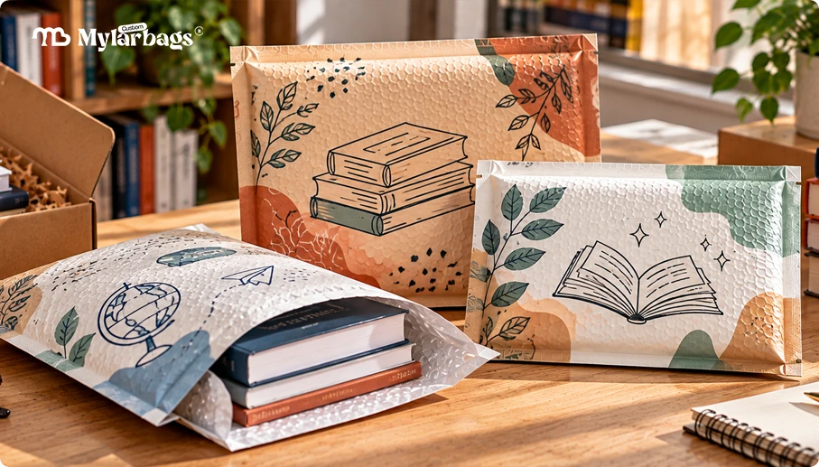 Books, Media, and Educational Products with bubble mailer