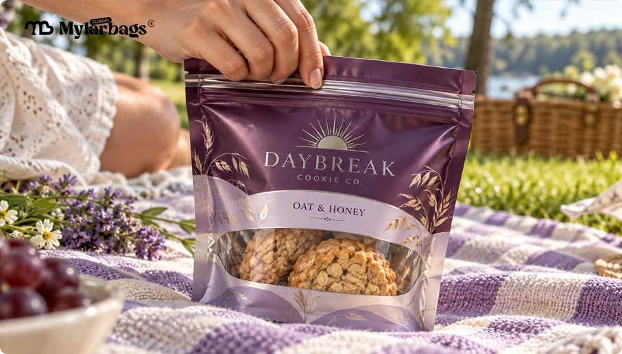 Key Benefits of Custom Cookies Mylar Bags