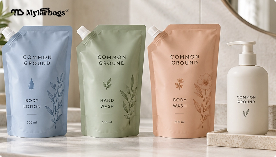 Skincare Products Work Best With Lotion Refill Pouches