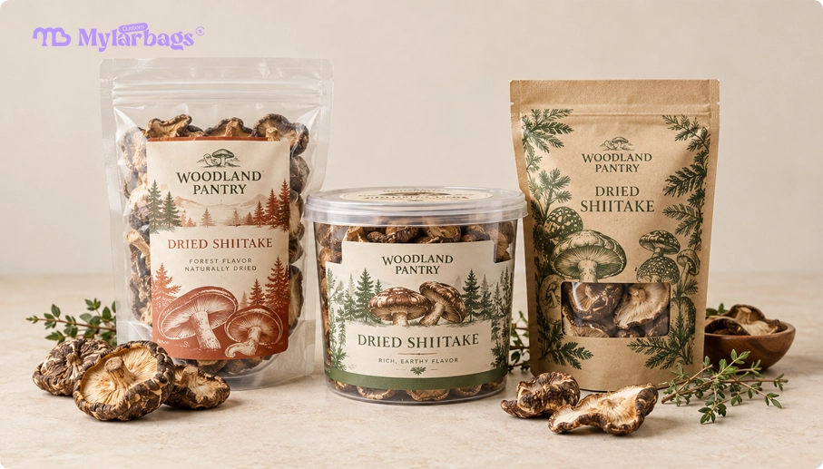 What “Regular Packaging” Looks Like for Mushrooms