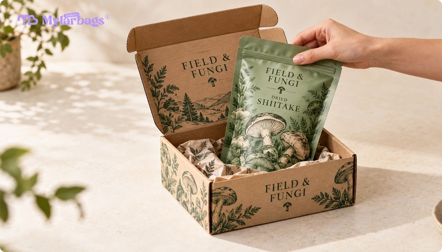 Mushroom Mylar Bags vs Regular Packaging