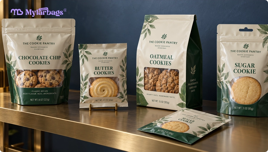 Types of Cookie Mylar Bags Bakeries Use