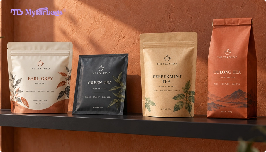 Types of Tea Packaging Bags