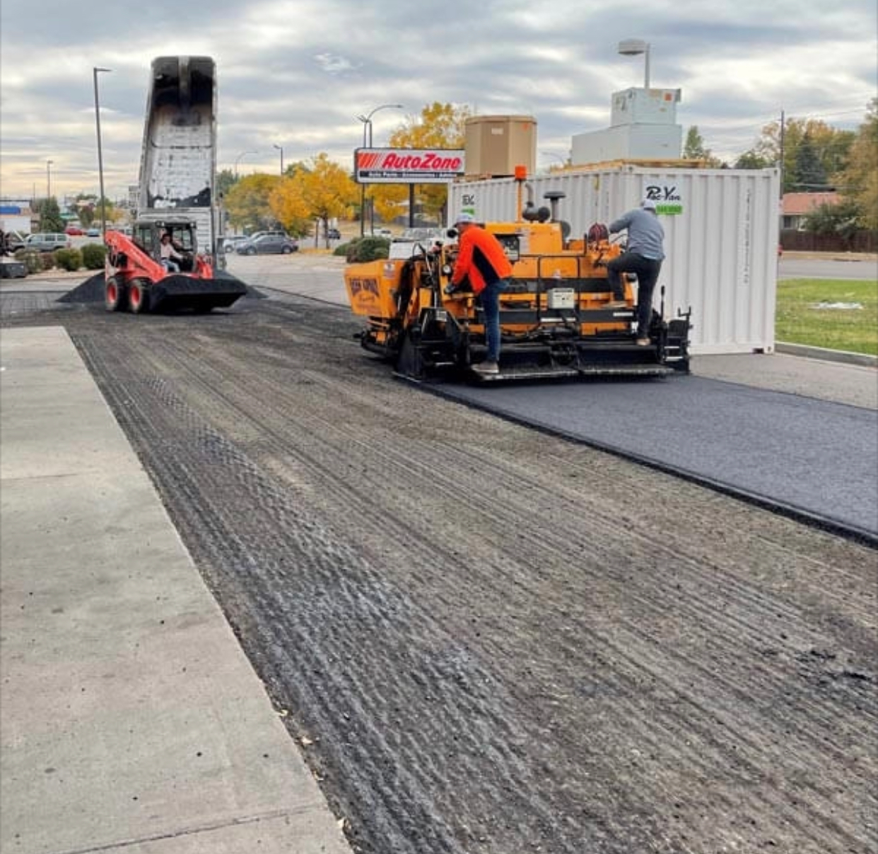 Asphalt Resurfacing Mid-Project