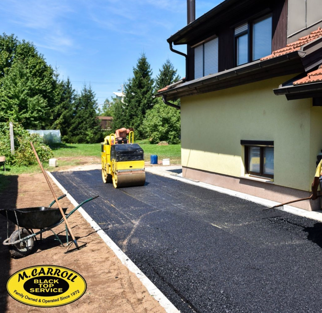 Rolling Asphalt at Residential Home