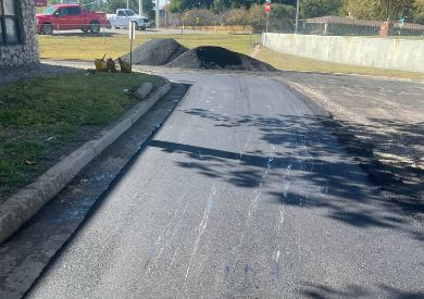 Asphalt repair with Smith Paving