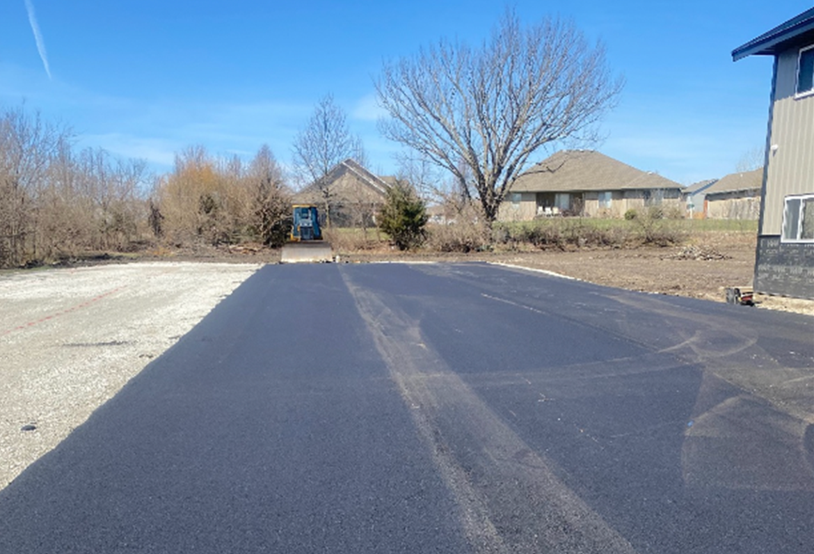 Commercial Asphalt Lot for Building