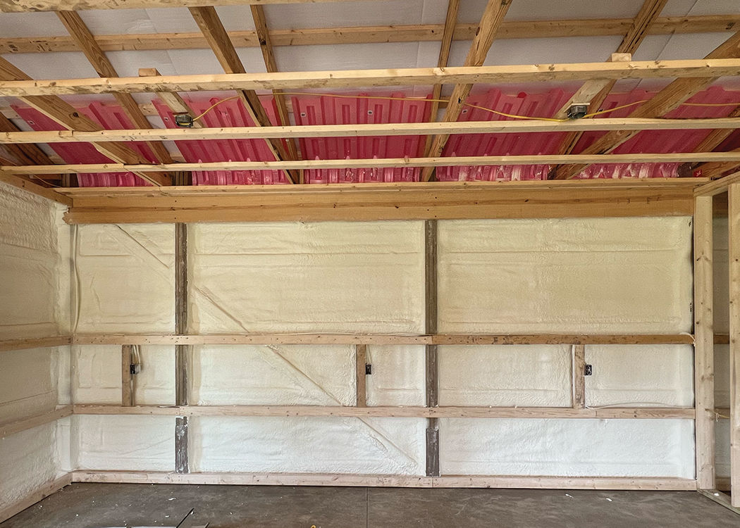 Spray Foam Insulation Garage