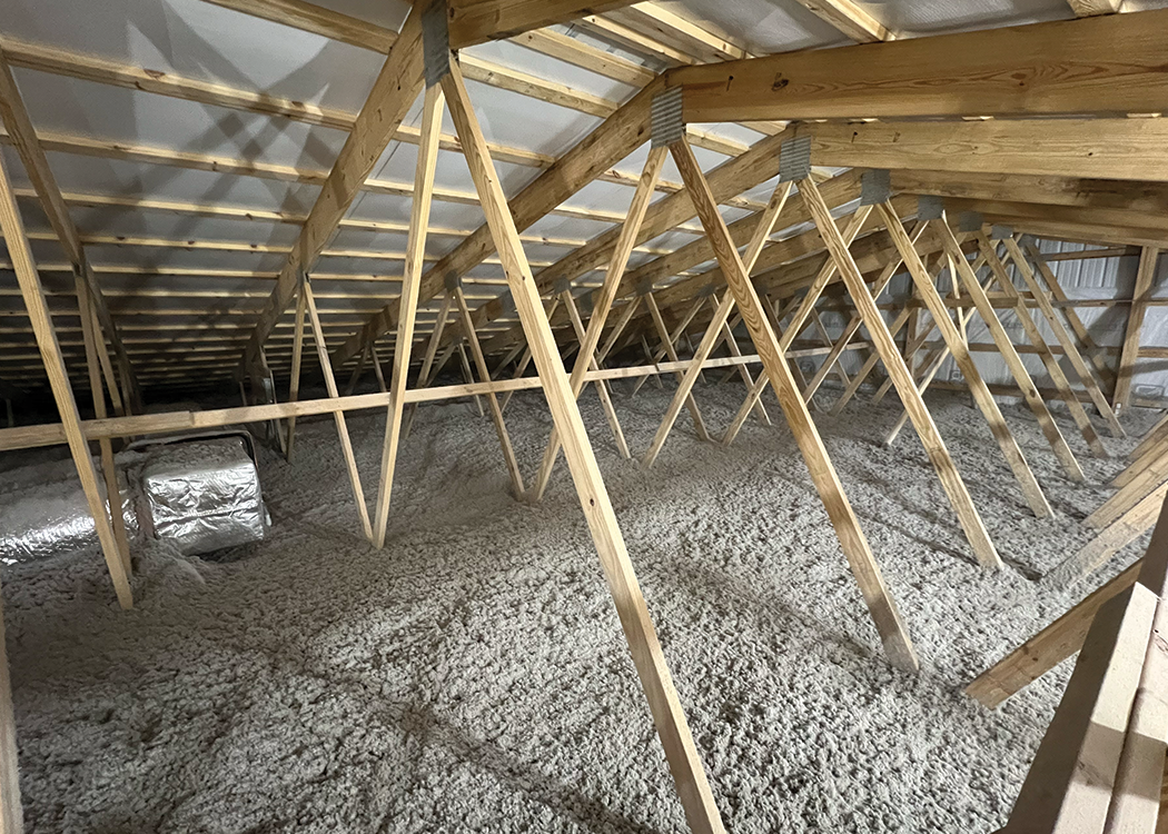 Cellulose Insulation Attic