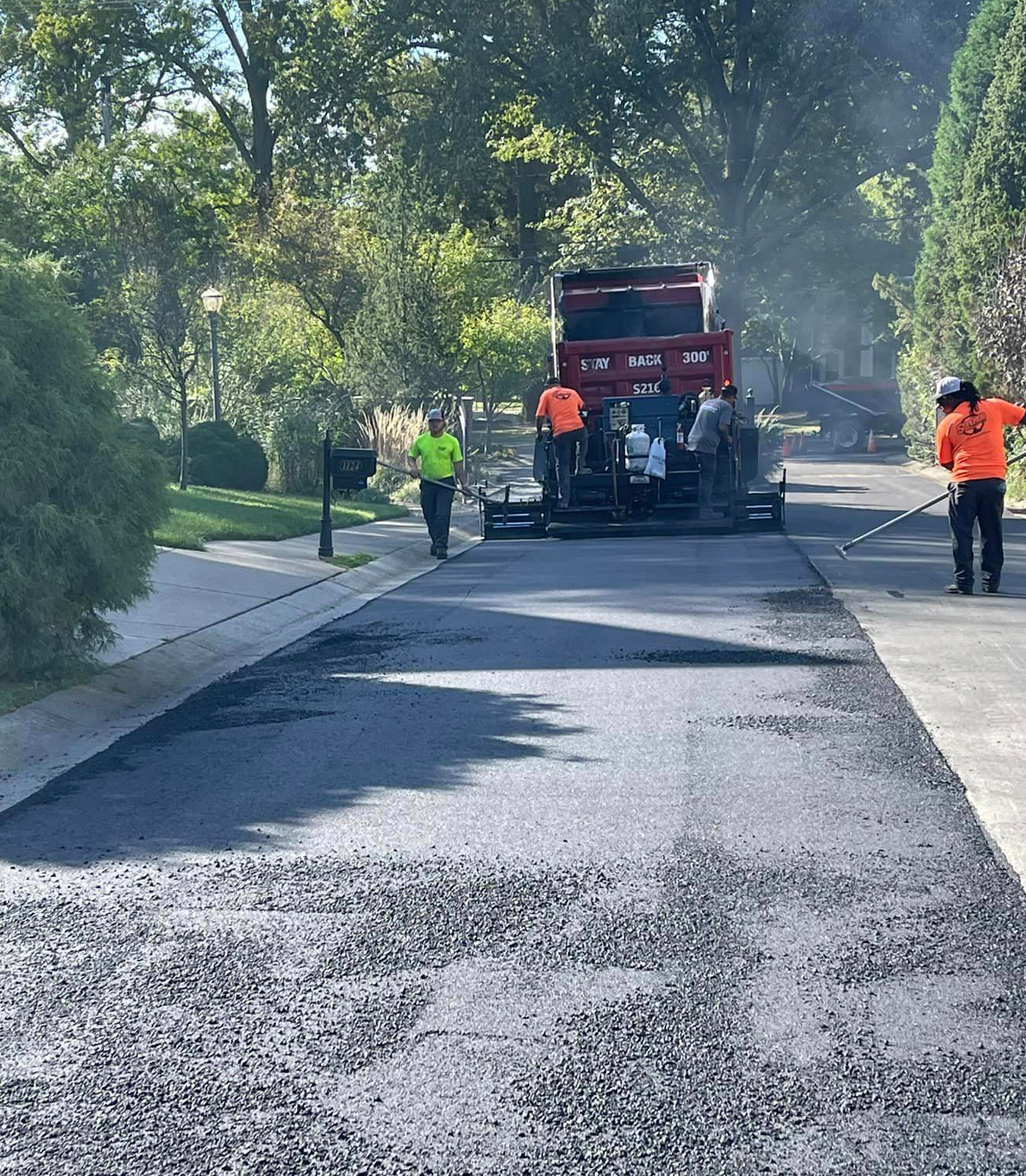 Asphalt Repair Rolling