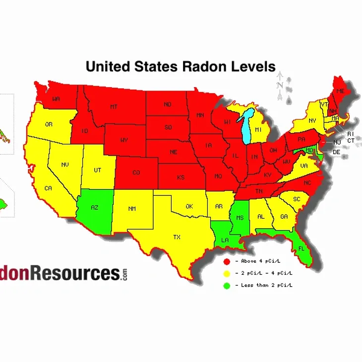 1 in 15 homes have high levels of Radon