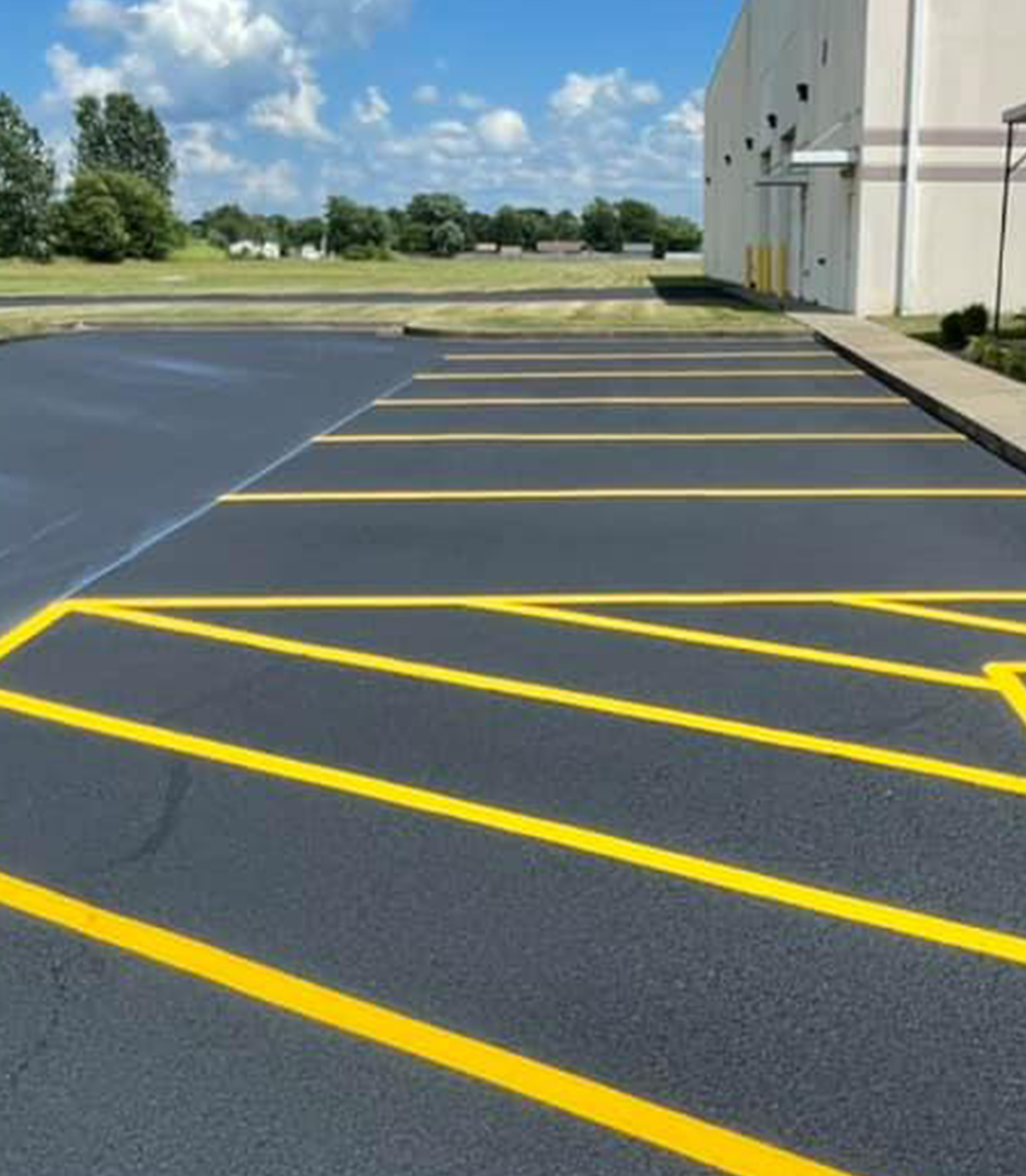 Line Striping Parking Lot