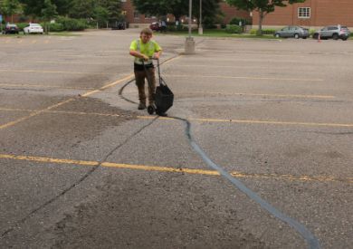 Asphalt Crack Filling Services Mesa, Colorado