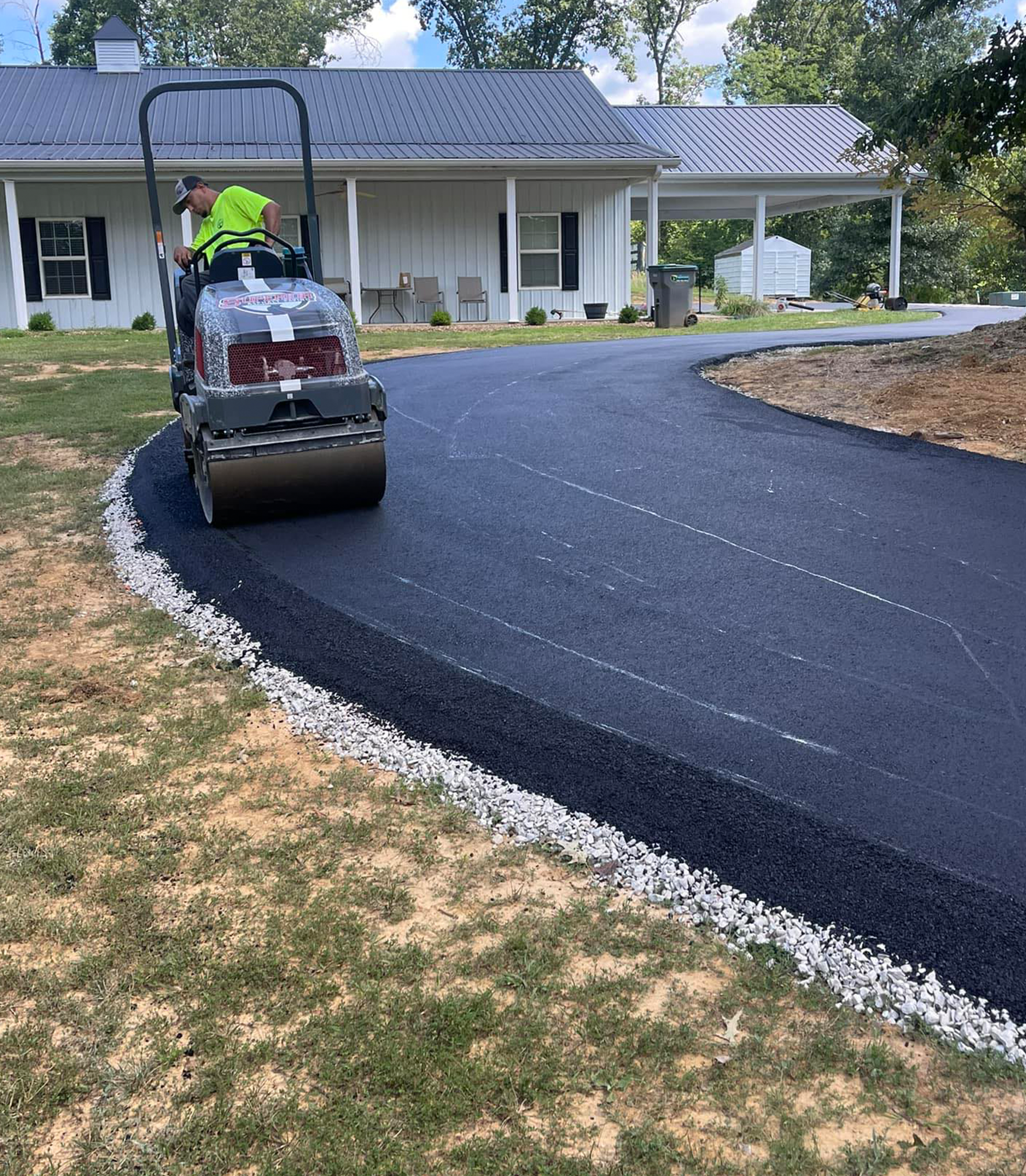 Residential Asphalt White House