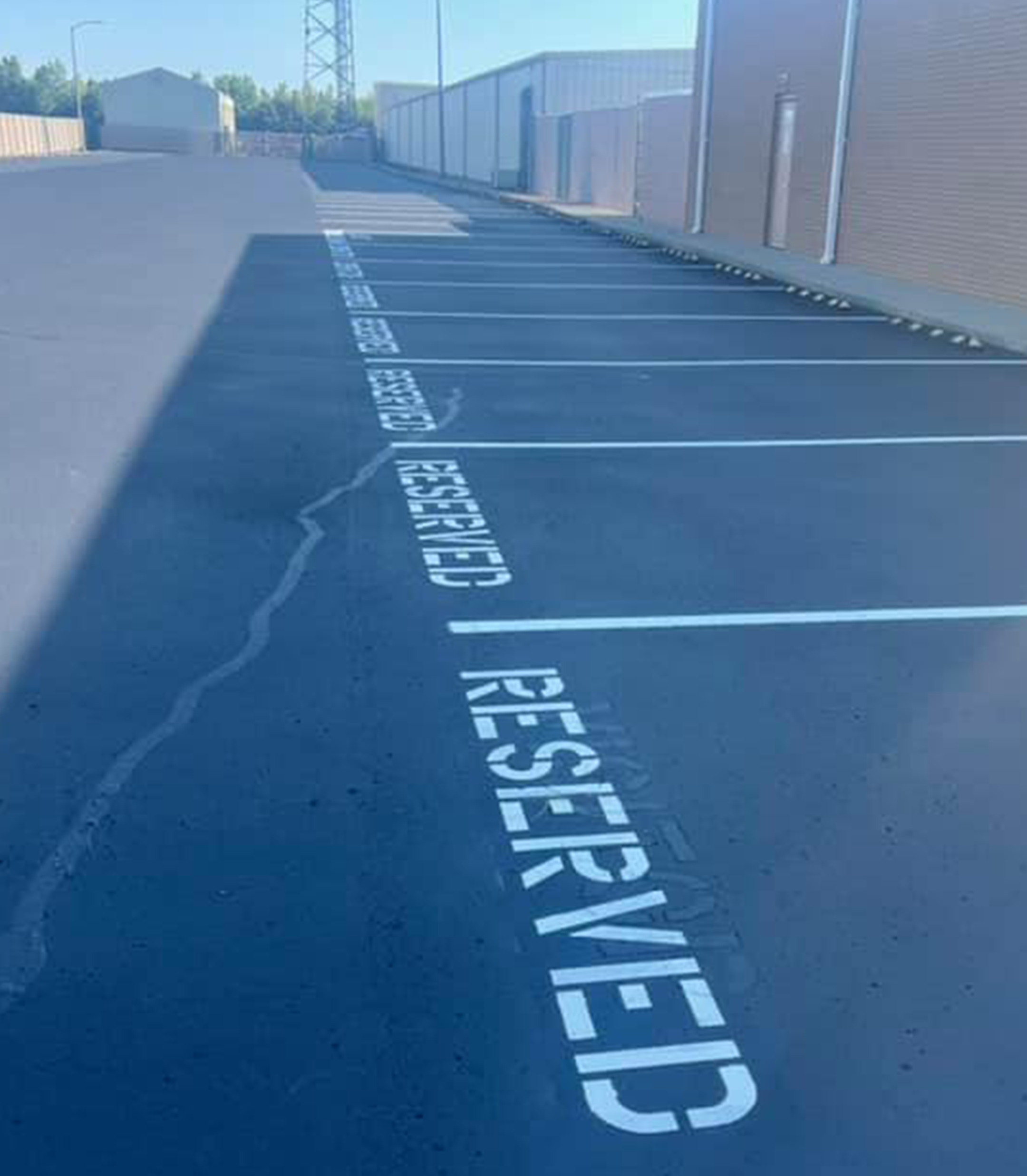 Asphalt Line Striping Reserved