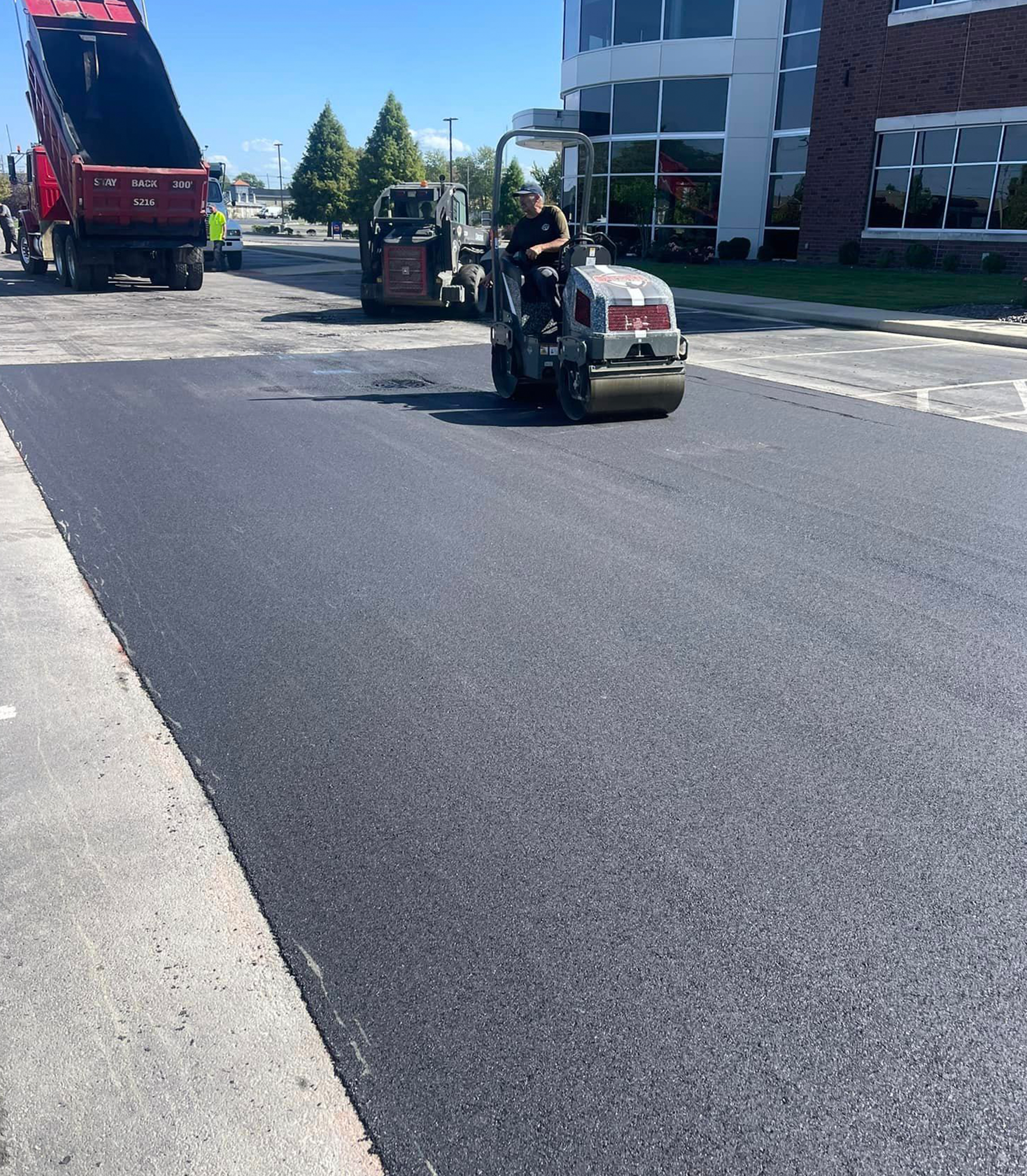 Asphalt Repair Rolling Driveway