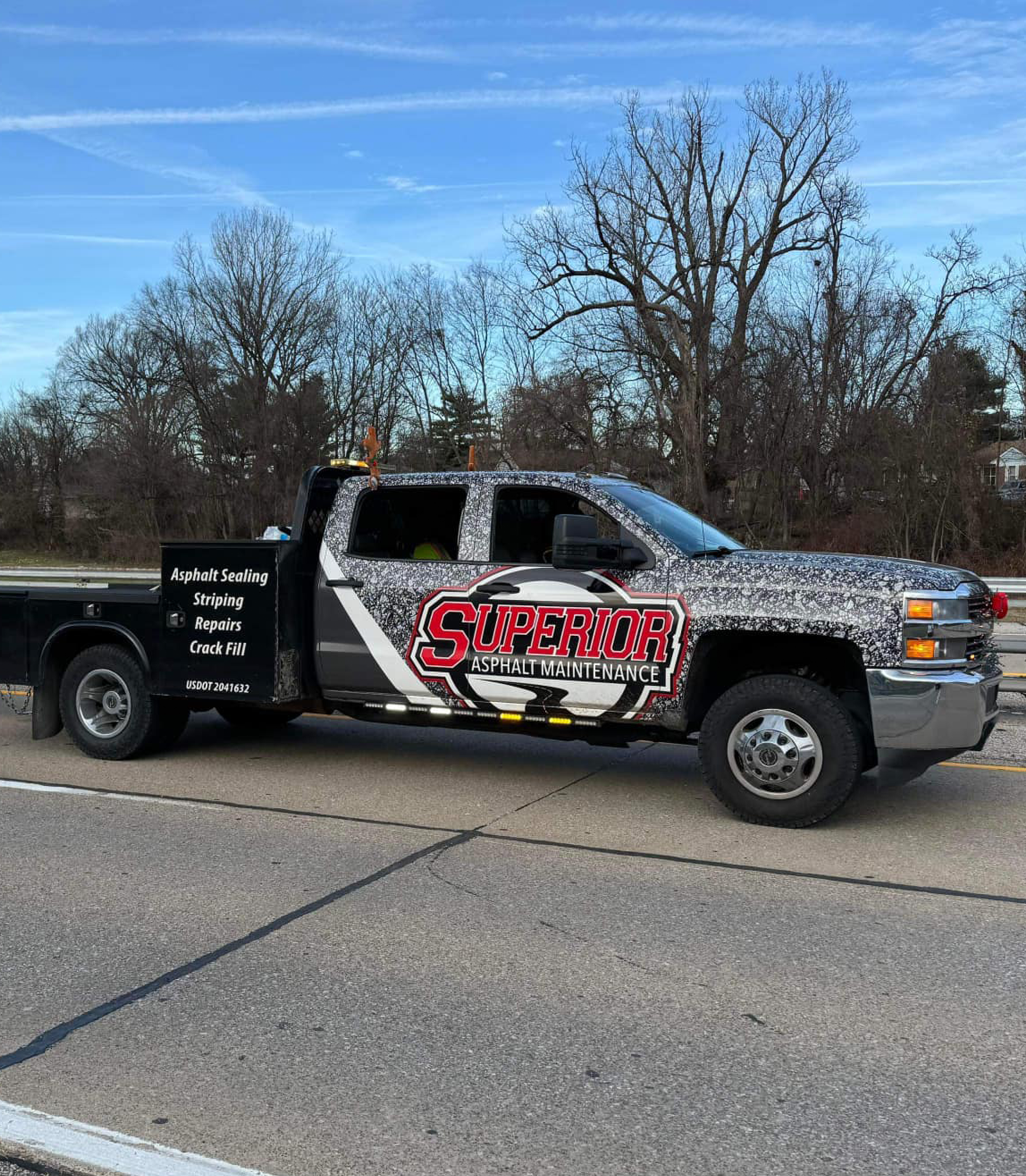 Asphalt Sealcoating Truck